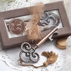 

Unique wedding souvenirs of Key to My Heart Antique Key design bottle opener Wedding gift for guest and Party favors 30pcs