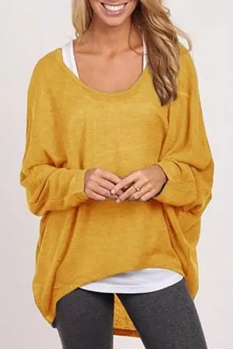 Long Sleeve Women Pullover Soft Jumper Autumn Jumpers Office Pullovers Casual Loose Clothing Female Warm Tops Tees Multicolor