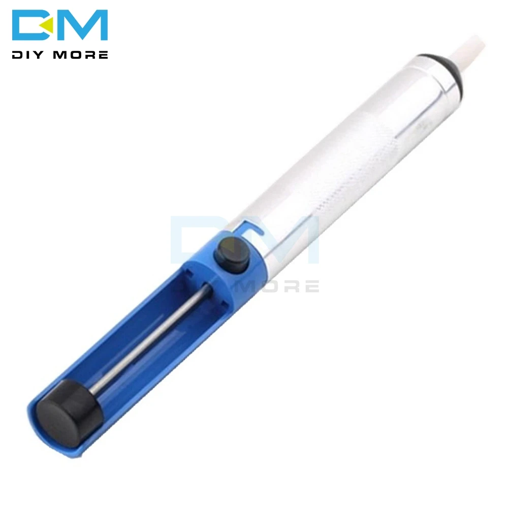 1Pc 190mm Aluminum Solder Desoldering Pump Remover Gun Sucker Suction Tin Bar Tool Vacuum Soldering Iron Desolver Metal Body DIY