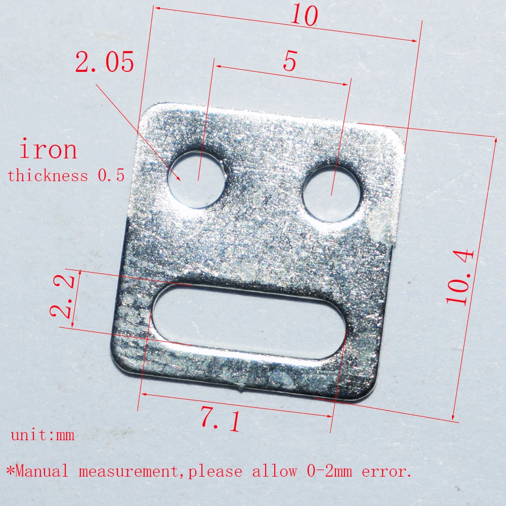 10/100pcs 10x10mm Hole+slot iron piece frame dron rc car plane robot kids toys for boys diy baby accessories montessori I1010