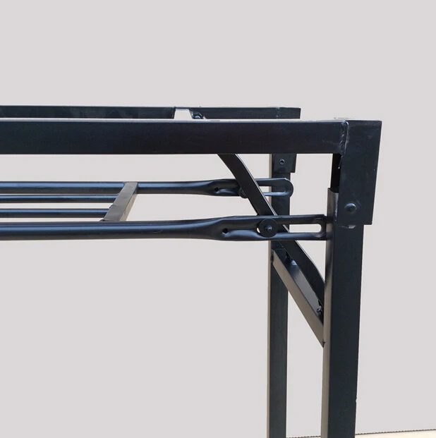 Folding frame. The table leg iron frame. Fold training table legs. Meeting. Activity table leg