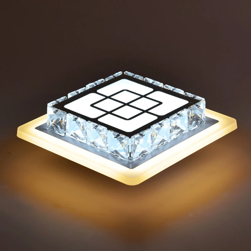 

New LED creative ceiling lighting corridor lights square hall lights aisle balcony crystal lamp lighting