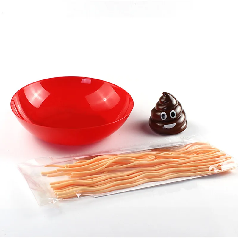 Removed Noodles Family Desktop Game Don't Let The Shit Fall Into Bowl  Funny Toy Balance Game Party Prank kids Novel Gift