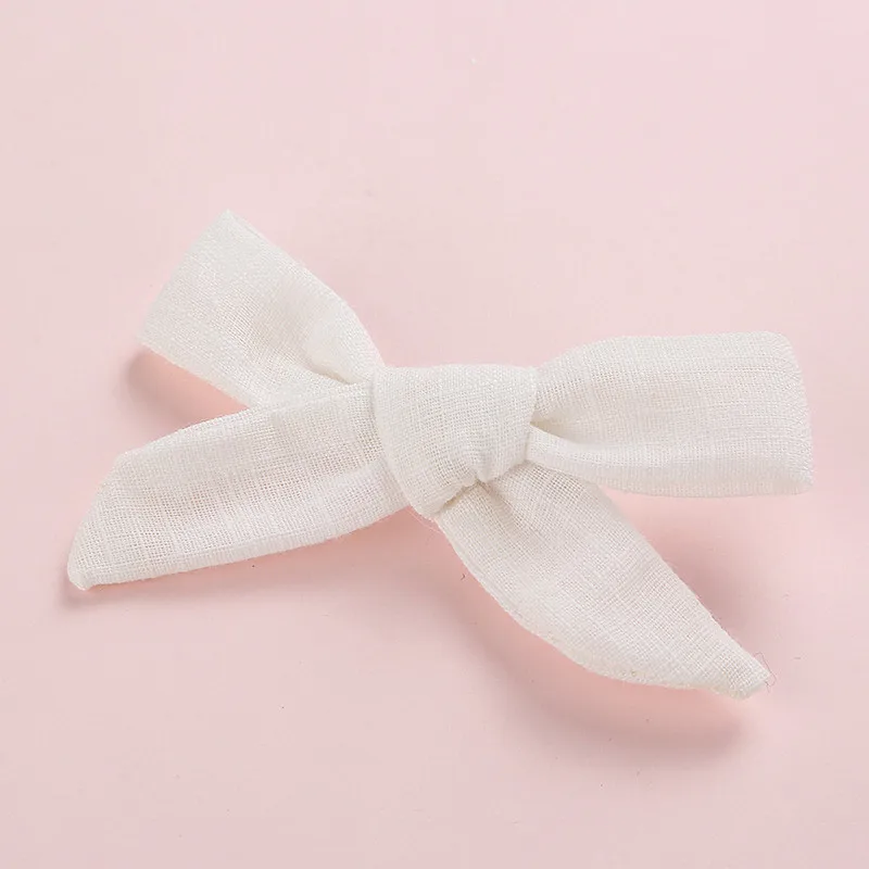 Pet Dog hair grooming  accessory  New handmade cotton section hairpin baby bow headdress