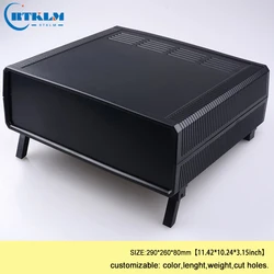 ABS electronicjunction box plastic speakpers enclosure custom plastic project box diy instrument case 290*260*80mm