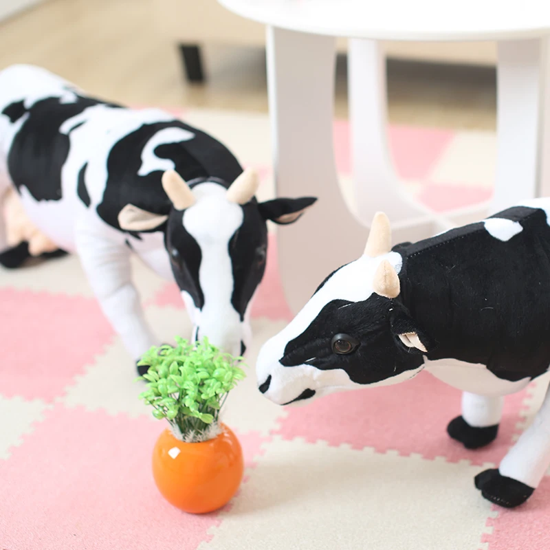 Simulation Milk Cow Children Stuffed Plush Toy Birthday Gift