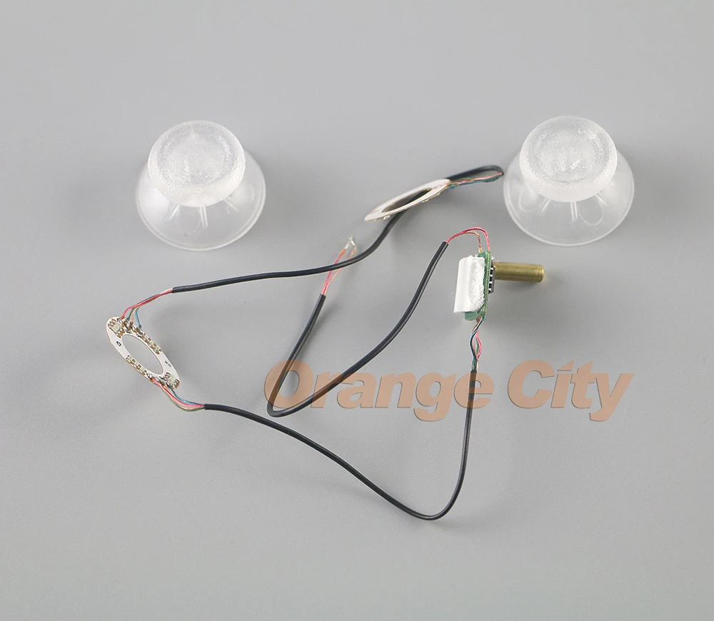 LED Light Board Analog Thumb Mod Kit with Clear Thumbsticks Cap for XBox One For PS4 Game Controller