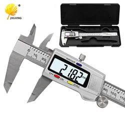 เครื่องมือวัดสแตนเลสสตีลดิจิตอล Caliper 6 