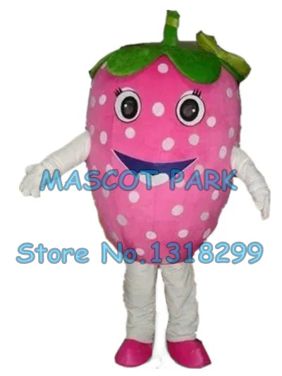 

pink strawberry mascot costume custom cartoon character cosply adult size carnival costume SW3077