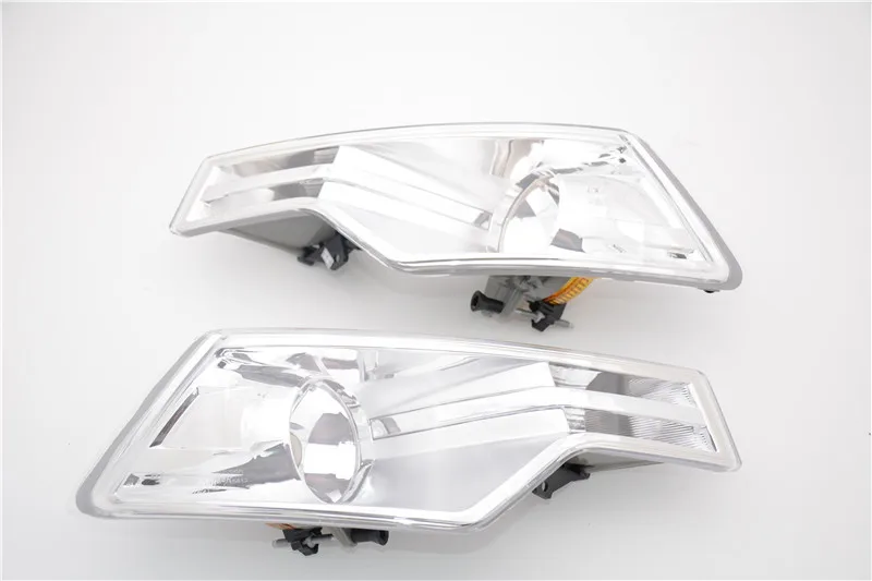 1Pair Car Styling Clear Fog Lights Front Driving Fog Lamp Without Bulbs For Citroen C5 2008-2015