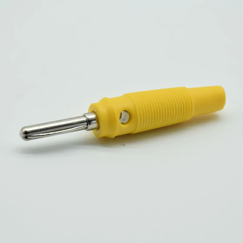 20A 4mm Banana Plug Copper Single needle High Current Insulated Shrouded Stackable Connector Soldering Type BP412