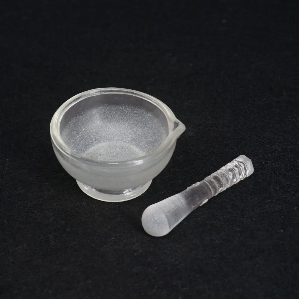 1Pc 60-150mm I.D Apothecary Solid Glass Pestle and Mortars Bowl Set Grinding Mill Lab Supplies Medicine Grinding Tool