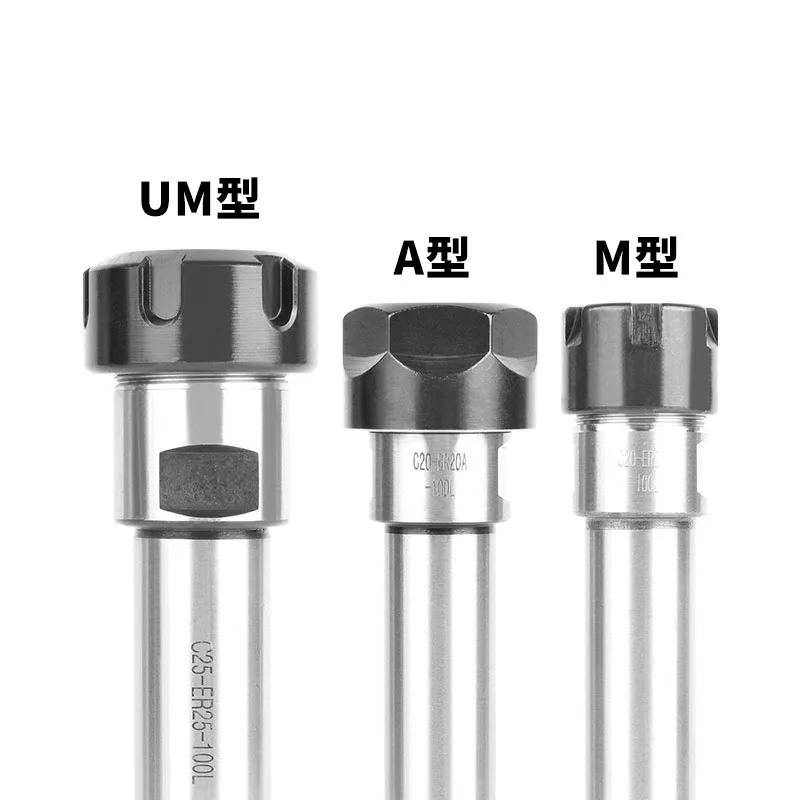 C8 C10 C12 C16 C20 C25 C32 C40 ER8 ER11 ER16 ER20 ER25 ER32 60L 100L 150L 200Llet Chuck Holder CNC Milling Lengthen Tool carrier