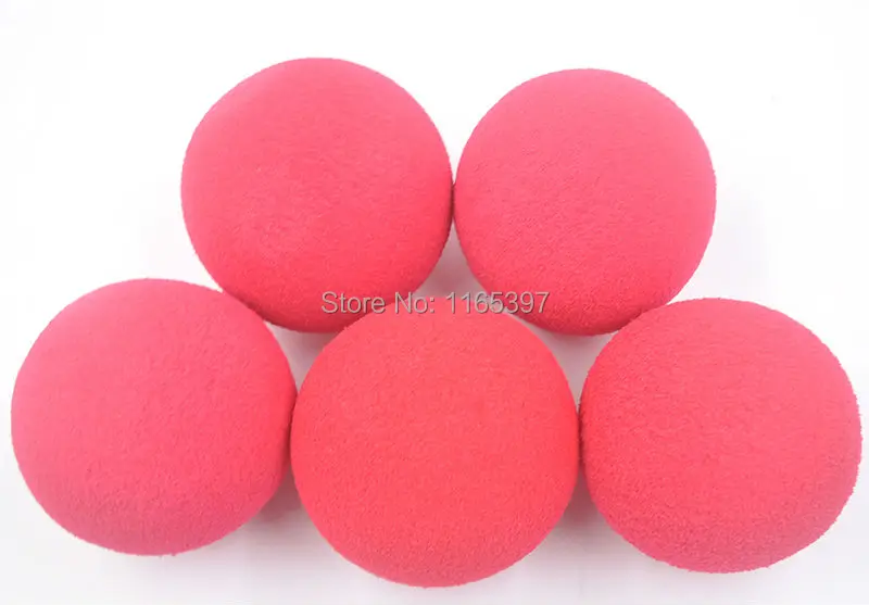 

1set 5pc fun soft rubber foam ball kids tennis play children teenage PE physical training team sports activity game toy