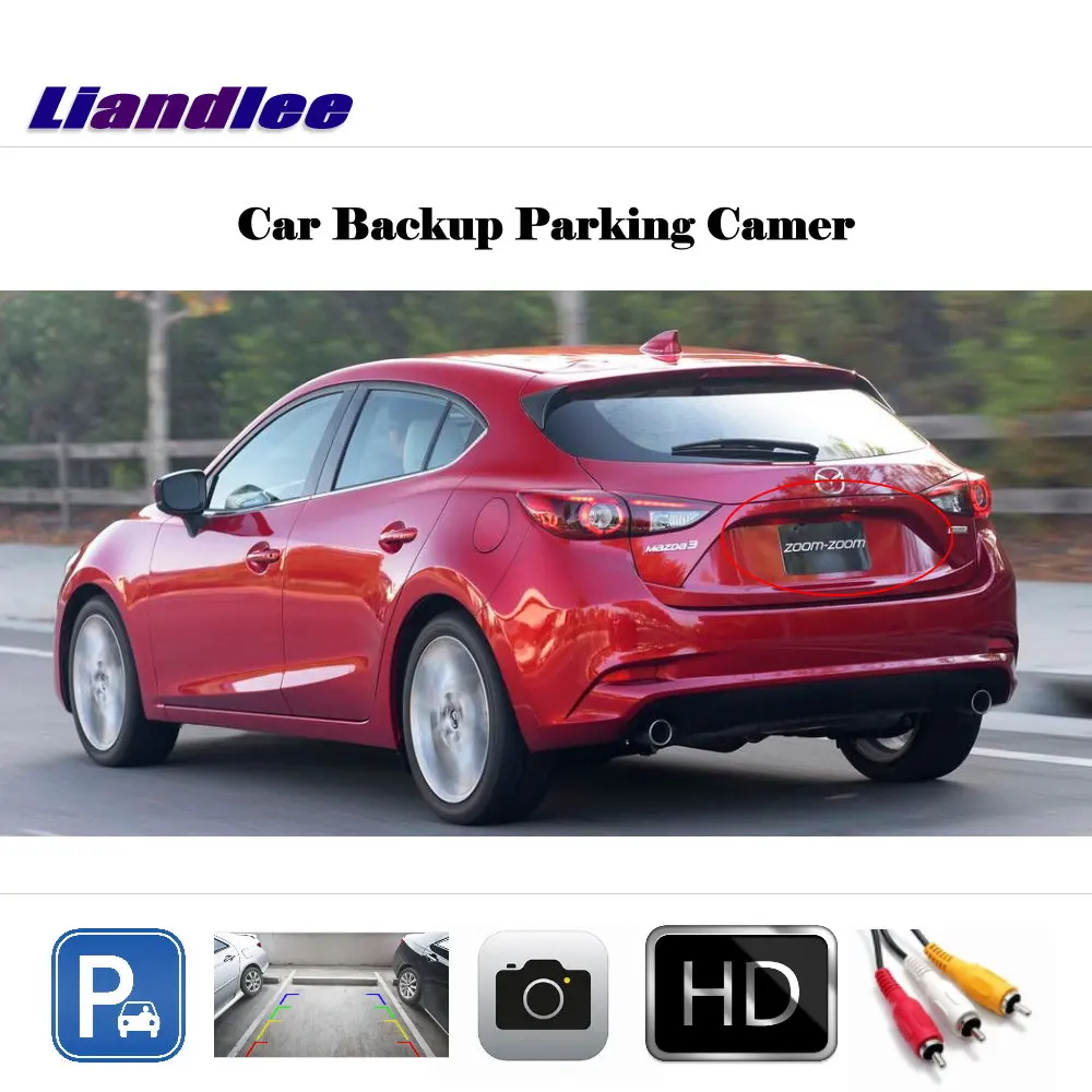 For Mazda 3  Axela Sedan 2014-2017 Car Original Display Rear View Image Reverse Camera HD CCD CAM Auto Parking Accessories