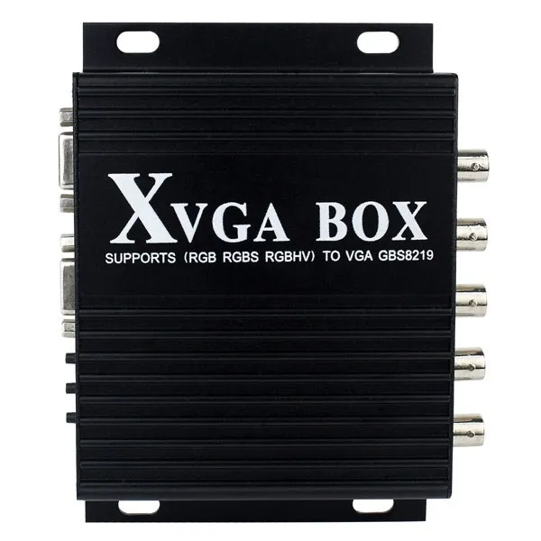 XVGA Box MDA CGA EGA RGB RGB Sog RGBS RGBHV YPbP YUV to VGA Converter Industrial Video Converter with US/EU/UK ,HAVE IN STOCK