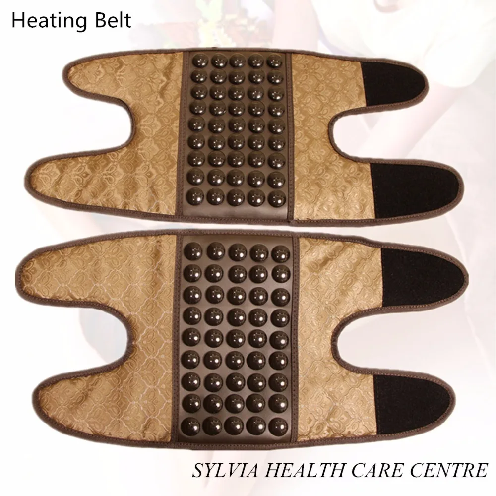 

2020 Therapy electric heating tourmaline stone kneepad Therapy heating ocher belt Massage Heat Jade Belt waist & knee support