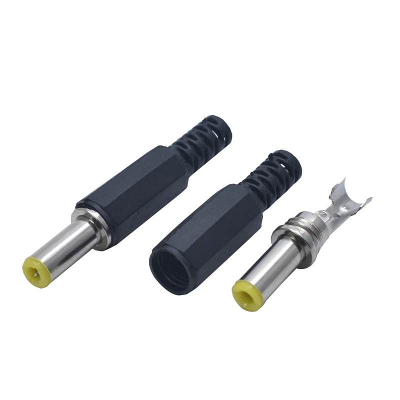 10 sztuk DIY 5.5mm x 2.1mm 5.5*2.1mm DC wtyczka zasilania kobieta drut kabel lutowane adapter złącza baryłkę