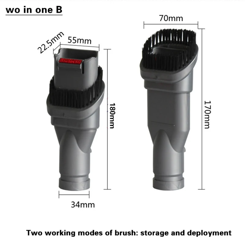 6-pack for dyson DC49 DC59 DC62 v6 DC52 DC56 DC37 DC45 DC48 DC48 connection slot nozzle combination brush anti-allergic hair kit