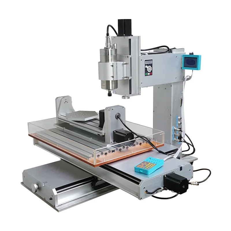 LY 5axis 2.2kw 6040 CNC Router Column Aluminum Engraving Milling Machine Vertical Type 3 4 5 Axis 2200w Spindle Motor for Metal