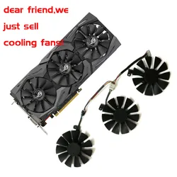 3Pcs/Set,PLD09210S12HH,Video Cooler,Graphics Fan,For ASUS STRIX R9 390X 390 RX480 RX580 GTX1080 1070 980Ti,Video Cards Cooling