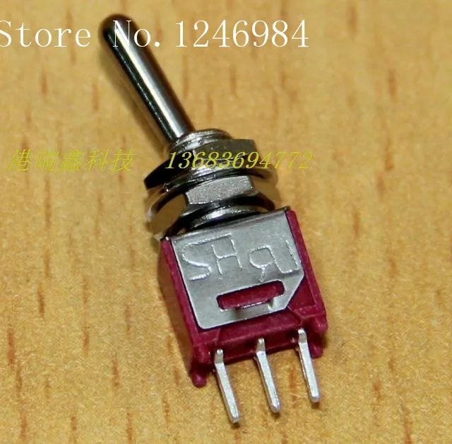 

[SA]TS-4-C stitch two tranches M5.08 small tripod Single Toggle Switch Taiwan SH Toggle Switches Rocker Switches--50pcs/lot