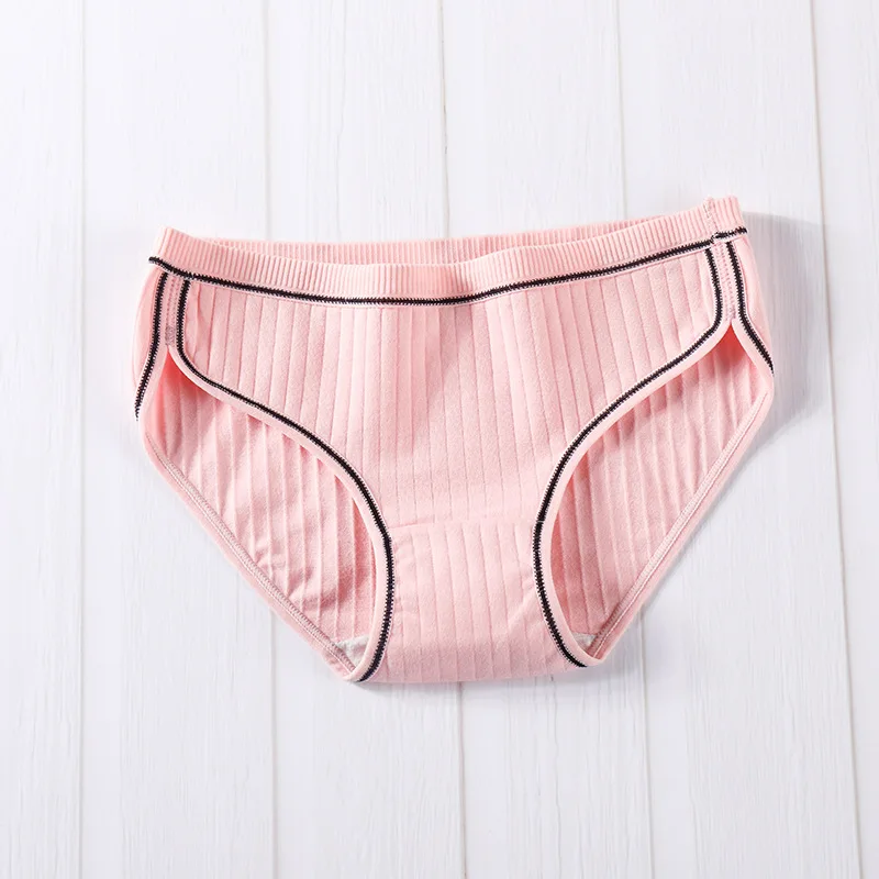 Autumn and winter new Female Panties cotton waist large size cute comfortable briefs female elastic breathable underwear women