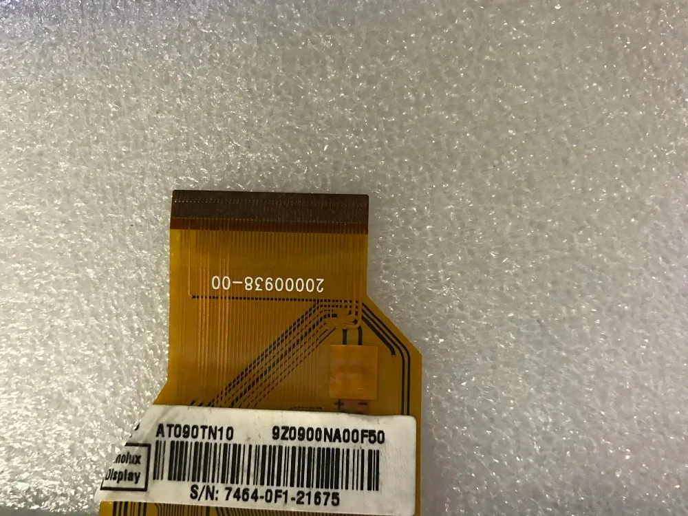 Frete grátis tela LCD original Innolux de 9 polegadas do modelo original: AT090TN10 20000938 -30 20000938 -00 3mm