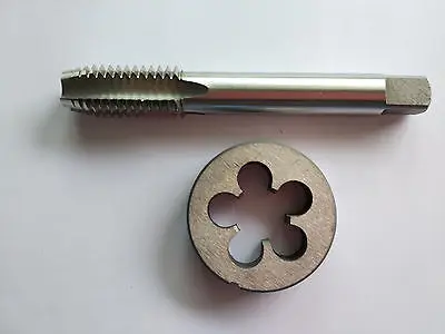 

1pc HSS 7/8-9 Plug Left Tap and 1pc 7/8-9 Left Die Threading Tool