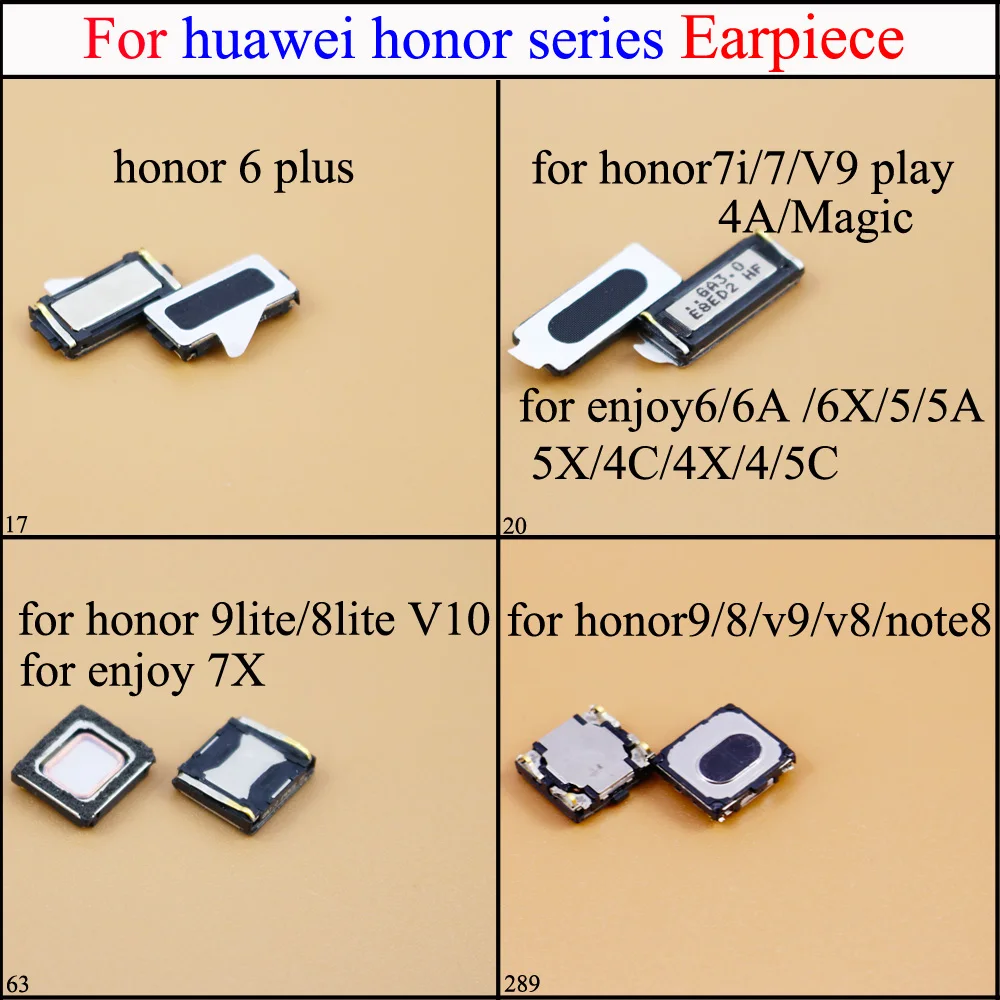 YuXi earpiece Ear Speaker for Huawei Honor 6/plus /7i  7 v9play  4A Magic 9lite 8lite v10 v8  v9 note8 4X 5X 6X 6  6A 7X  5A 5C