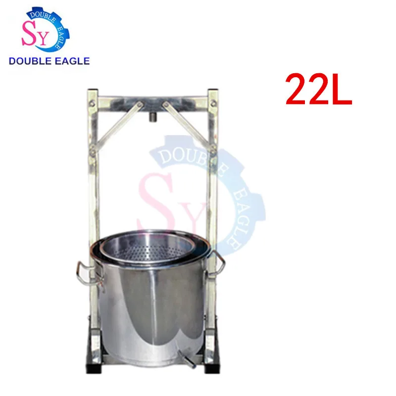 

22L Ice Homemade manual honey grape press machine/hand fruit squeezing machine small Homeuse grape wine juice making machine