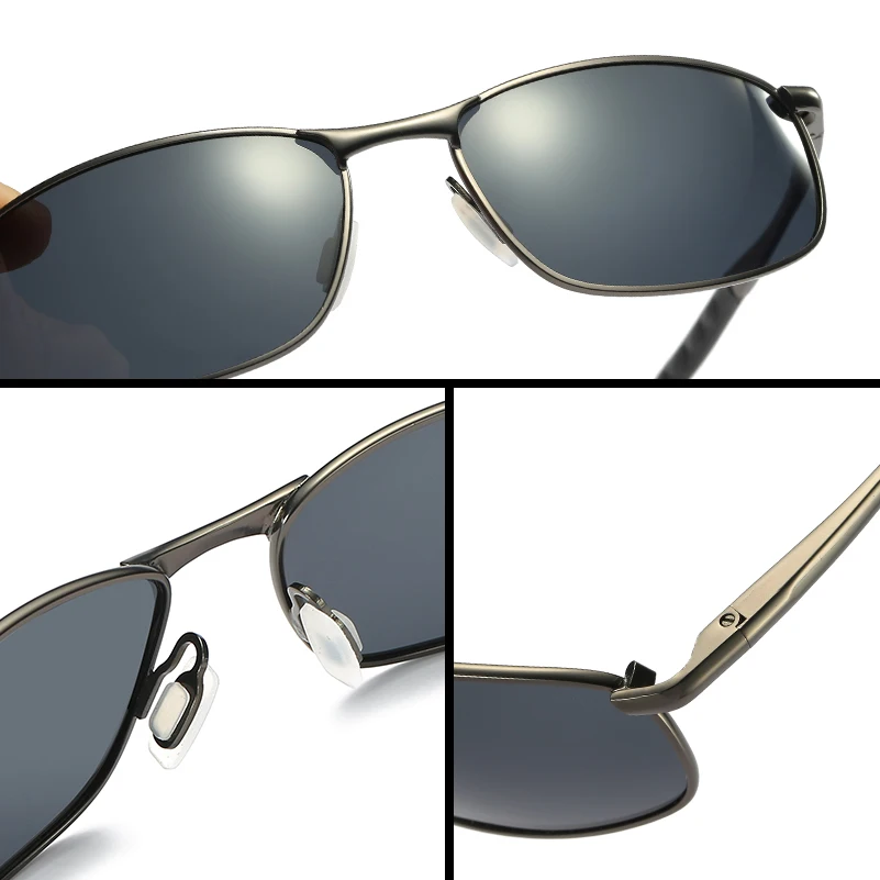 Nowe okulary przeciwsłoneczne z polaryzacją do jazdy Kolorowa folia Okulary przeciwsłoneczne anty UV Kwiaty Lotnicze okulary przeciwsłoneczne Mężczyzna Marka Projektant — zdjęcie 5