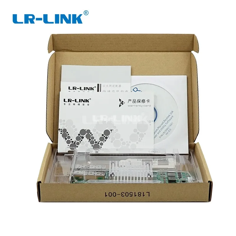 LR-LINK 9812AF-2SFP+ Dual Port 10Gb Ethernet Network Card PCI Express Fiber Optical Server Adapter NIC Broadcom BCM57810S