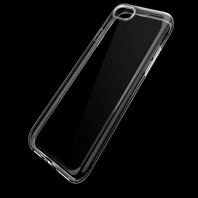 360 Full Protect Cell Phone Case for iPhone 6 7 5S 6 5 7 Plus Case Cover Soft Silicon Mobile Phone Case Transparent Color