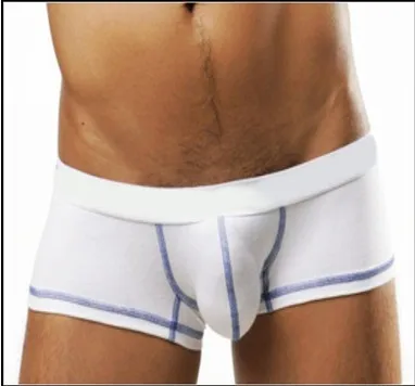 

underwear BOYTHOR Men's boxer briefsMale low-waist pants sexy cotton white lycra cotton panties butt-lifting pants