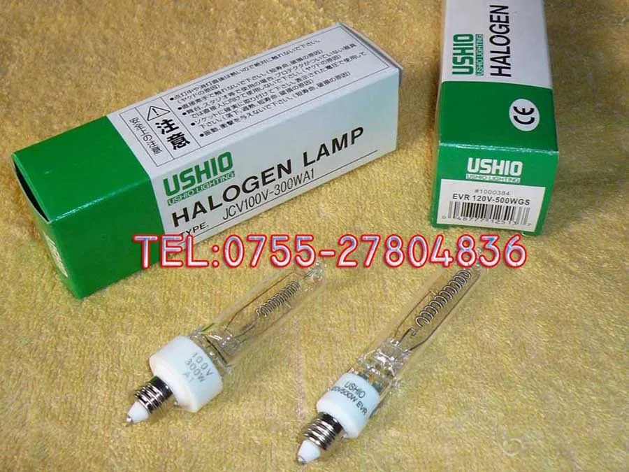 2022 New Arrival Top Fashion Professional Ccc Ce Transparent Tungsten Halogen Lamp Ushio Jcv100v300wa1   Bulb 2025-01