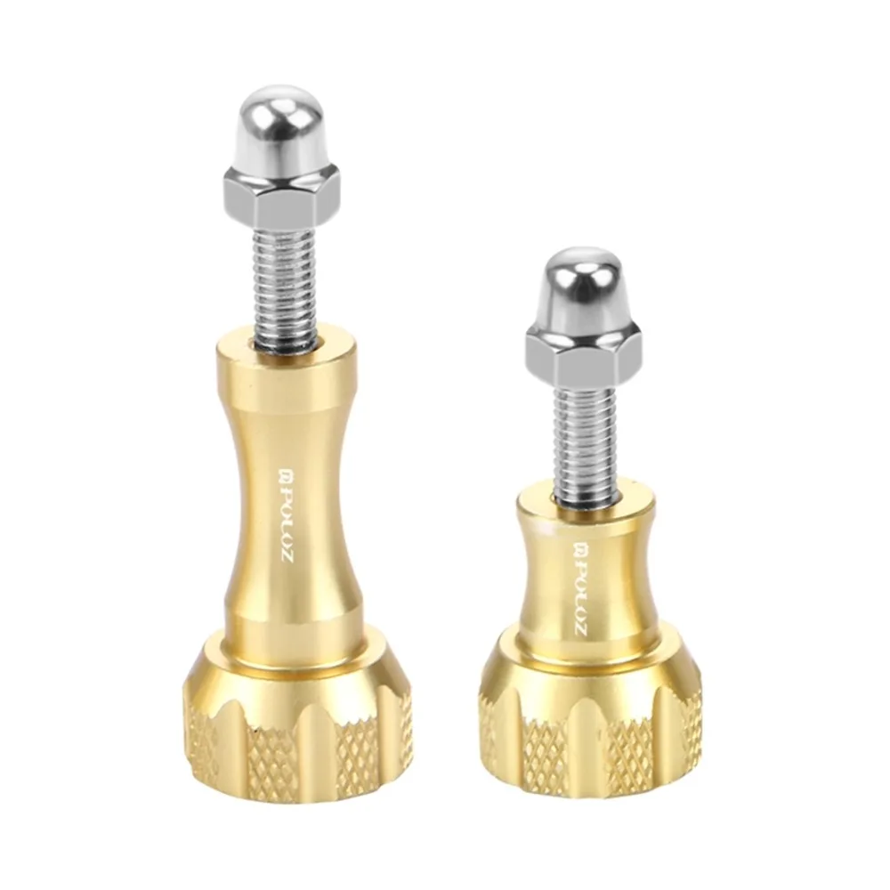 PULUZ CNC Aluminum Thumb Knob Stainless Bolt Nut Screw Set for GoPro NEW HERO Action Cameras Screw Set Action Camera Accessories