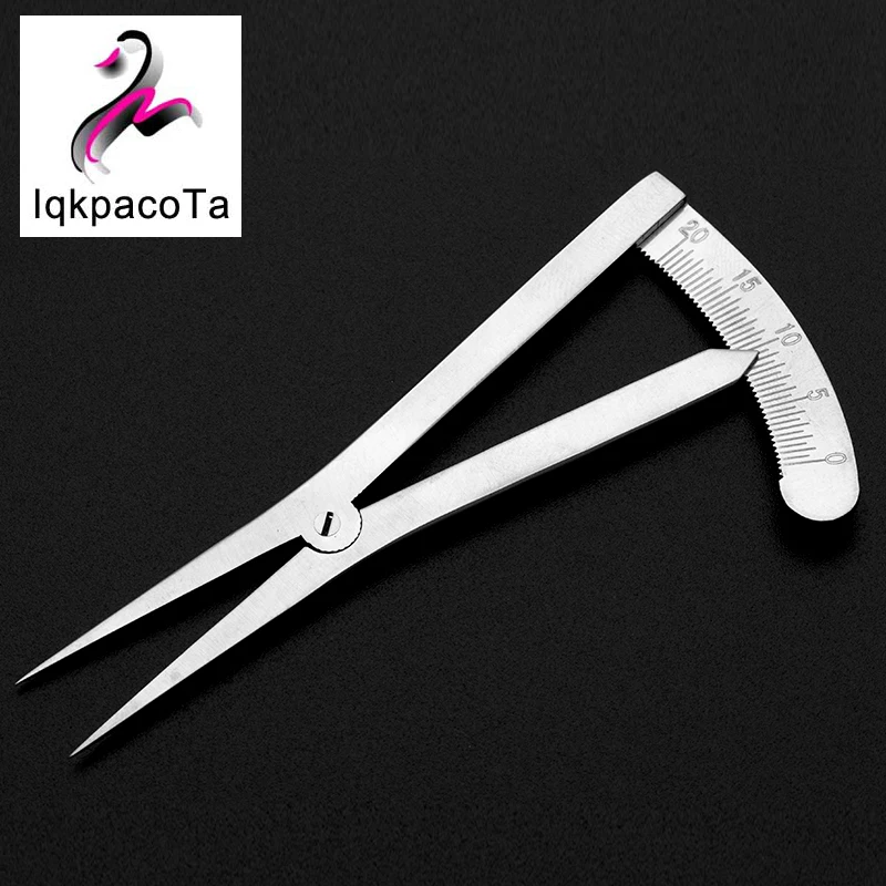 Screw Adjustment Styles Caliper 20mm Straight Ophthalmic Eye Instrument Tool Stainless Steel/ Titanium Alloy Surgical Caliper