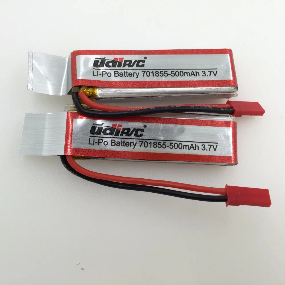 Batterie UDI U818A 3.7V 500mAh, 2 pièces, pour batterie U818A / U817 / Syma S032