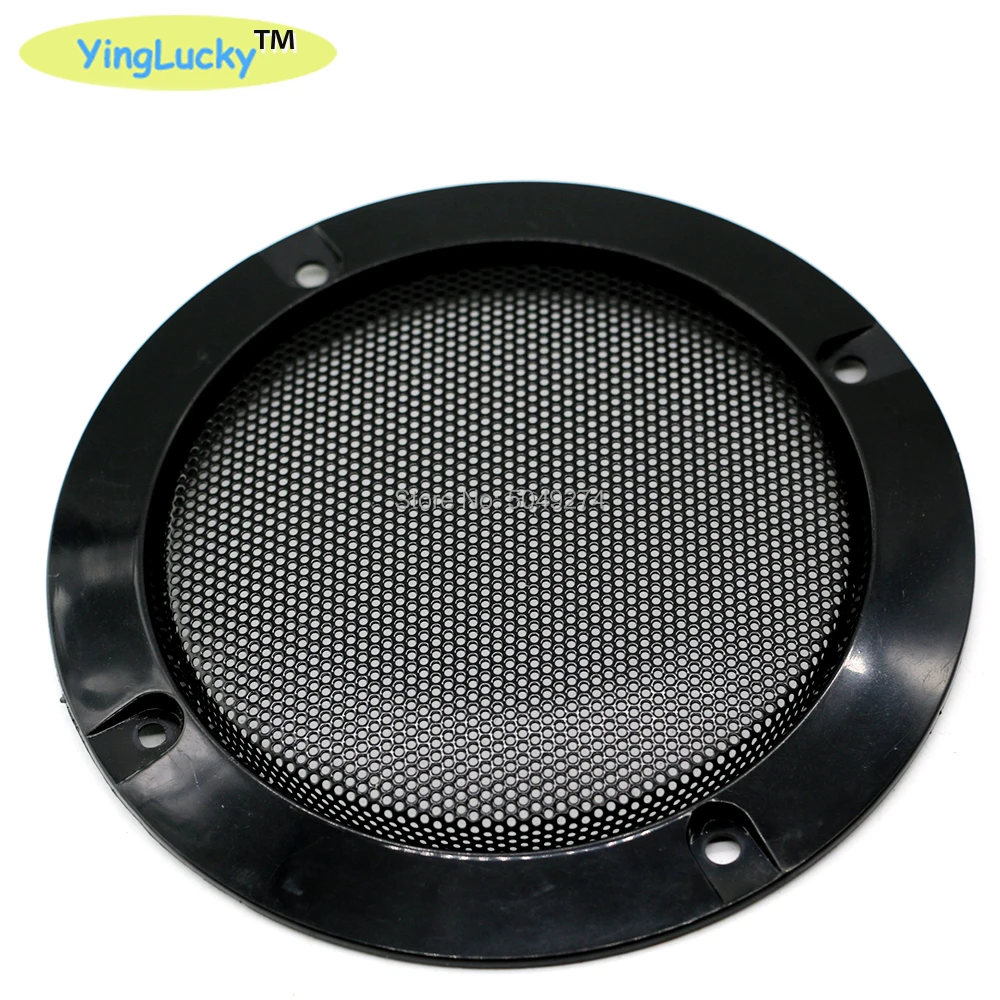 yinglucky 2pcs 4 inch Silver Speaker Protective Grille circle With protective black iron mesh decorative arcade cabinet kit