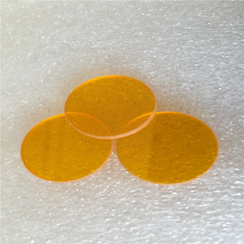10 pezzi di diametro totale 39.5x1.5mm 550nm filtro passa banda lunga CB550