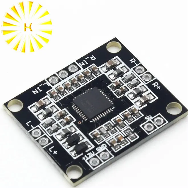 PAM8610 digital power amplifier board 2 x15w dual channel stereo mini class D power amplifier board Connector