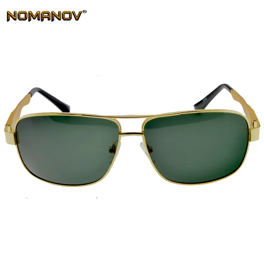 NOMANOV Pilot Designer Comfort AL-mg MyopiaPolarized Sunglasses Custom Made NEARSIGHTED MINUS PRESCRIPTION LENS -1 to -6