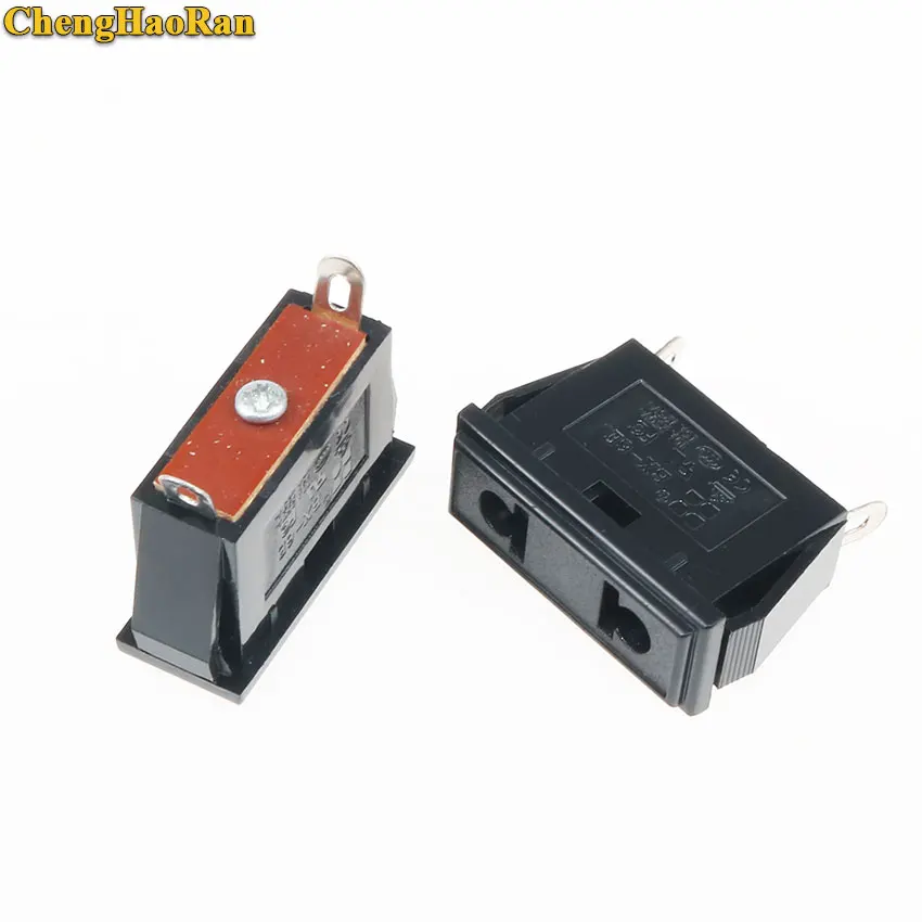 ChengHaoRan AC power socket American Standard European regulations wiring With copper Dual purpose 125v 250v 10A 15A connector