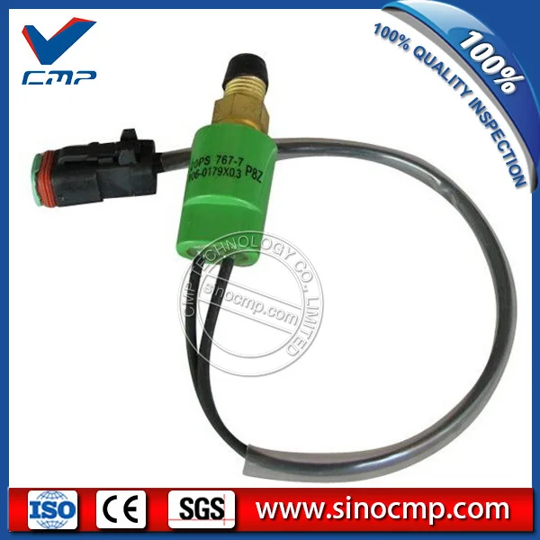 E330B Excavator Pressure Sensor  119-9985X03  with Small Square Plug