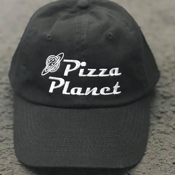 Nowa Pizza Planet Hat czapka z daszkiem dla kobiet i mężczyzn tata kapelusz lato słońce Pizza bawełna Snapback haft czapka sportowa w stylu Casual