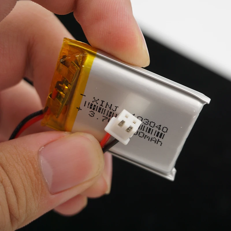 5 шт., 3,7 В, 1200 мАч, 4,44 Втч, полимерная литиевая батарея 103040   Lipo JST 2-контактный разъем 2,54 мм для GPS MID E-Book Phone Game Player