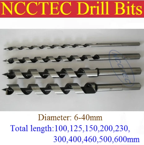 [30*350mm length] 30mm diameter wood screws drill bits | 1.17 '' 1-11/64 '' * 14'' woodworking Spiral drill tools FREE shipping