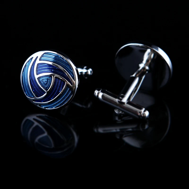 KFLK jewelry shirt cufflinks for mens designer Brand Blue cuff links wholesale Button High Quality Wedding Fashion guests