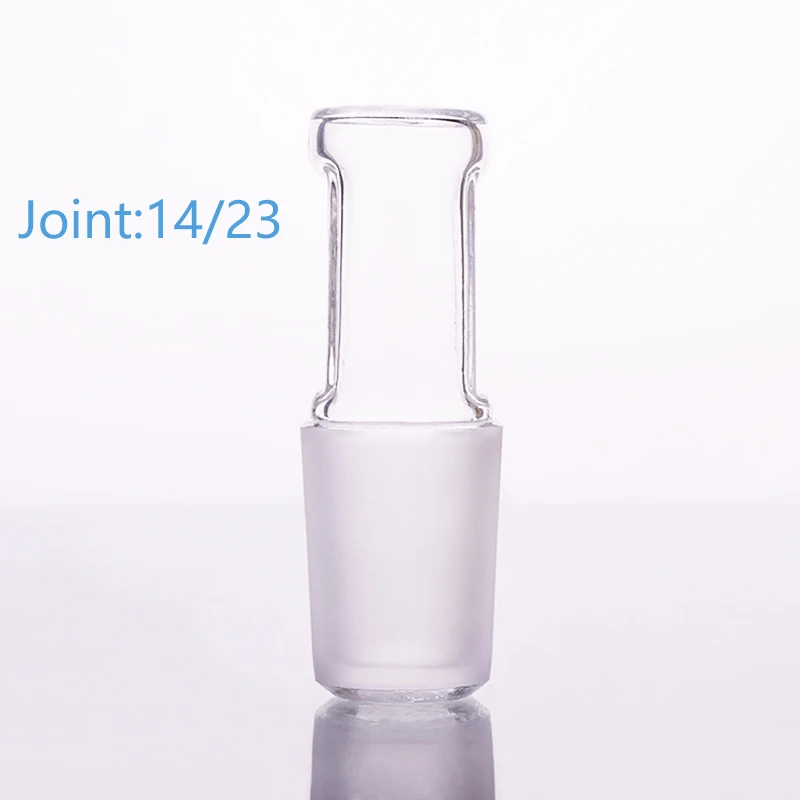 

5pcs Glass stopper, Glass hollow plug, Joint 14/23, Grinding flat plug, Hollow plunger, Borosilicate glass